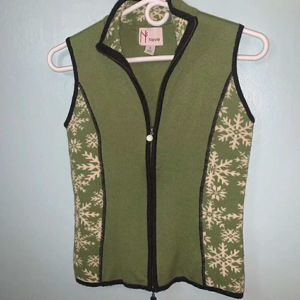 Neve Wool Sweater Vest Small - Picture 5 of 5